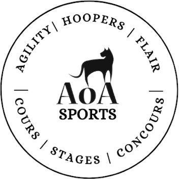 Logo AoA Sports - AoA Éducation canine - Éducation et rééducation canine, école du chiot, balades, garderie, sports canins, cours collectifs et privés, problèmes de comportement